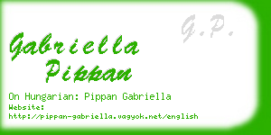 gabriella pippan business card